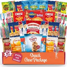 Snack Box Variety Pack 40 Count - Valentines Snacks Variety Pack for Adults, ...