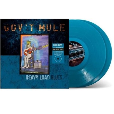 Gov't Mule - Heavy Load Blues - sea blue Colored 180g 2xLP Vinyl - EXC SLEEVE