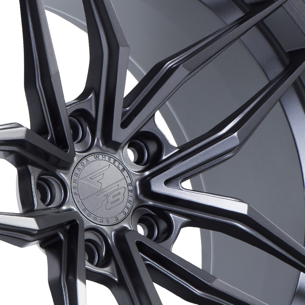 20" FERRADA F8-FR5 GRAPHITE FORGED CONCAVE WHEELS RIMS FITS AUDI R8