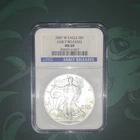U.S. Mint 2007-W American Silver Eagle Burnished 1 oz .999 NGC MS69 3082914-027