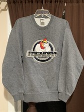 Vintage Warner Bros Studio Store Foghorn Leghorn Embroidered Sweatshirt Size L