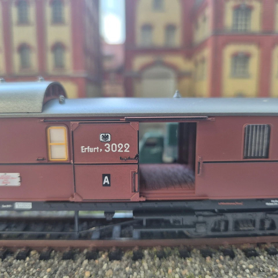 Fleischmann H0 5800 Gepäckwagen" Erfurt 3022" A B der KPEV in OVP/2516 - Bild 2 von 4