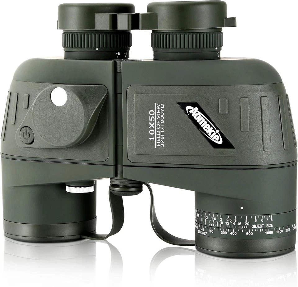 Marine Binoculars for Adults 10x50 with Diopter Adjustment - Image 3 of 4