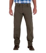 Nobel Outfitters Flex Canvas Cargo Stright Leg Work Pants- Men's 44x34