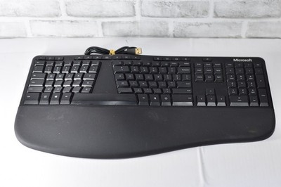 Microsoft Ergonomic Keyboard Model 1878 Wired USB 2.0 Black LXM-00001