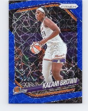 2025 Panini Prizm WNBA #55 Kalani Brown Blue Velocity Prizms Phoenix Mercury
