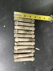 10 Antique Porcelain Knob & Tube Wiring Tubes – 3½” Long – No Markings – Vintage — photo 2