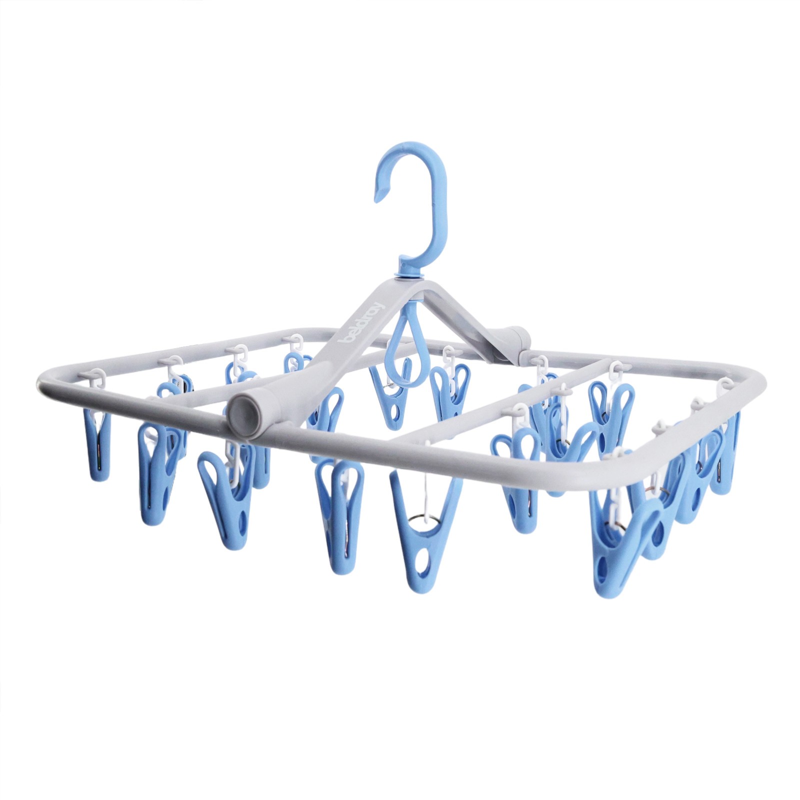 Beldray Grey 20 Peg Folding Airer, Hanging Drying Rack - Image 2
