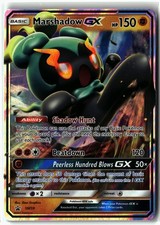 Marshadow GX - ⭐️ SM59 Holo Promo Sole e Luna Promo Pokemon quasi nuovo