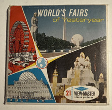 View-Master WORLD'S FAIRS OF YESTERYEAR - B761 - 3 Reel Set Booklet V2