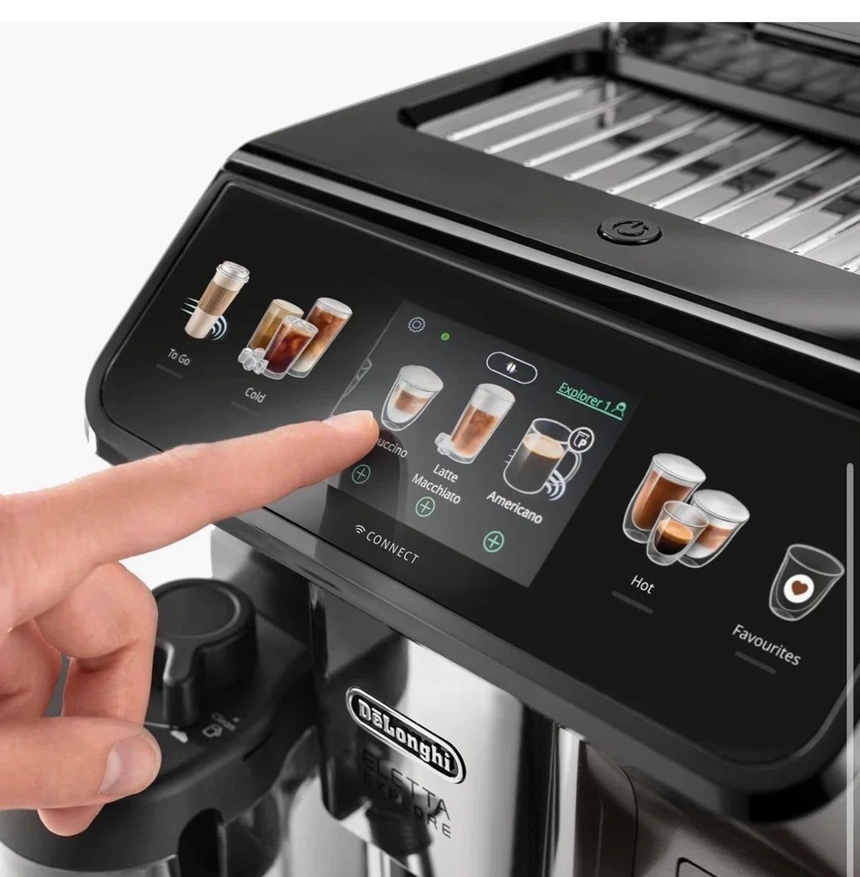 De'longhi Eletta Explore Bean to Cup coffee machine with Cold Brew Technology - Image 2 of 3