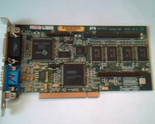 PCI Video Card Matrox 590-05 Rev B MGA-MIL/4C MGI DVI VGA IS-MGA-2064W-R3