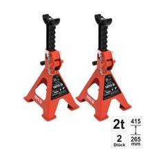2 x Unterstellbock je 2 Tonnen Abstellbock Stützbock Wagenheber Montagebock