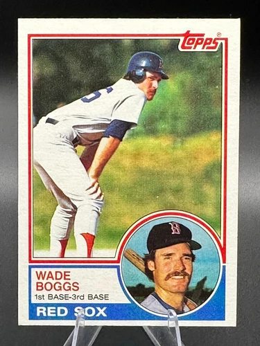 Wade Boggs 1983 Topps Baseball Card #498 (RC) Rookie Card Boston Red Sox