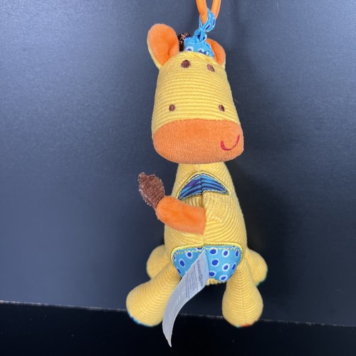 Babies R Us Yellow Giraffe Baby Toy Plush Stuffed Animal Lovey Stroller 8” - 第 4/6 張圖片
