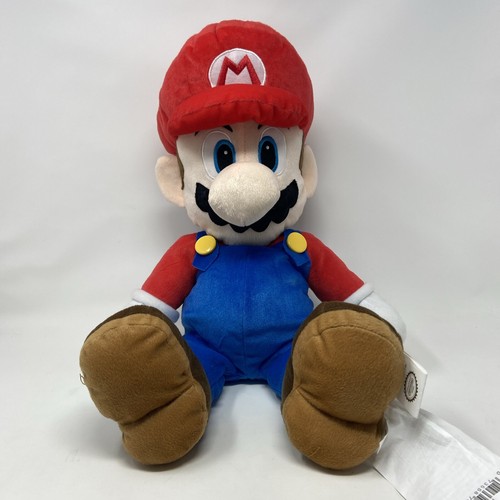 Super Mario Bros Mario Jumbo Plush 22” Large Stuffed Toy Nintendo 2015