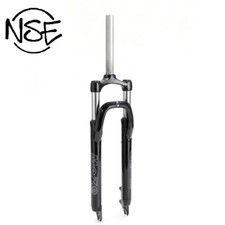 Forcella Bici MTB 29" ( 28,6 x 210 mm ) Ammortizzata Nera Molla Disco Head-Set