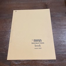 Bird Model 8401 Termaline RF Load Resistor Instruction Book