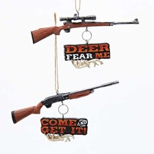 Shotgun and Rifle Ornaments