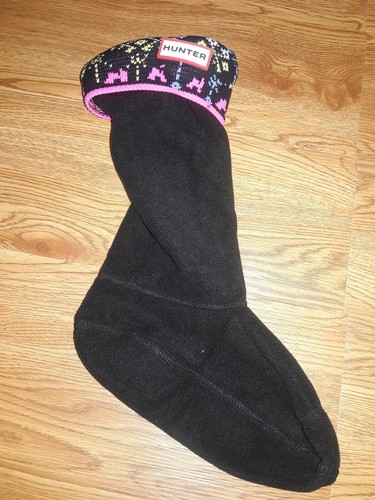 Hunter Kids Boot Sock Arcade OZONE/SOLAR Size XL (4-6) - Picture 6 of 9