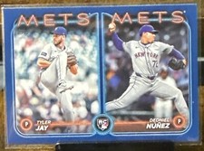 2024 Topps Update #US82 Dedniel Nunez / Tyler Jay RC  Blue