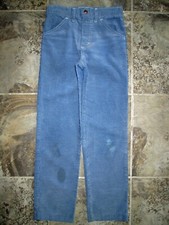 VTG Garanimals Pants Youth 10 REG 24x25.5 Blue Corduroy Kids Straight Leg Slim