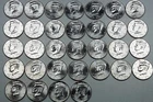 2000 - 2015 Kennedy Half Dollar. Uncirculated 32 Coin Mint Roll Set