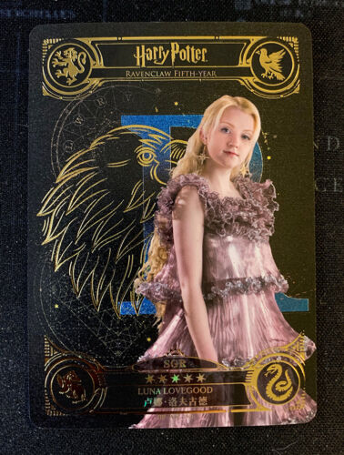 Kayou Harry Potter Luna Lovegood SGR 5 Sterne Gold Folie Karte Neu Selten - Bild 1 von 3