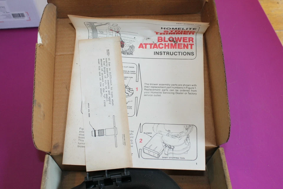NOS Homelite Power Blower Attachment for the ST-100 Gas String Trimmer. - Image 3 of 3