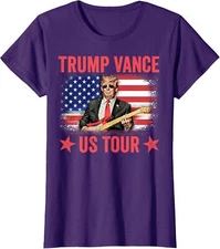 Trump Vance Wins US Tour Inauguration Day Election Ladies' Crewneck T-Shirt