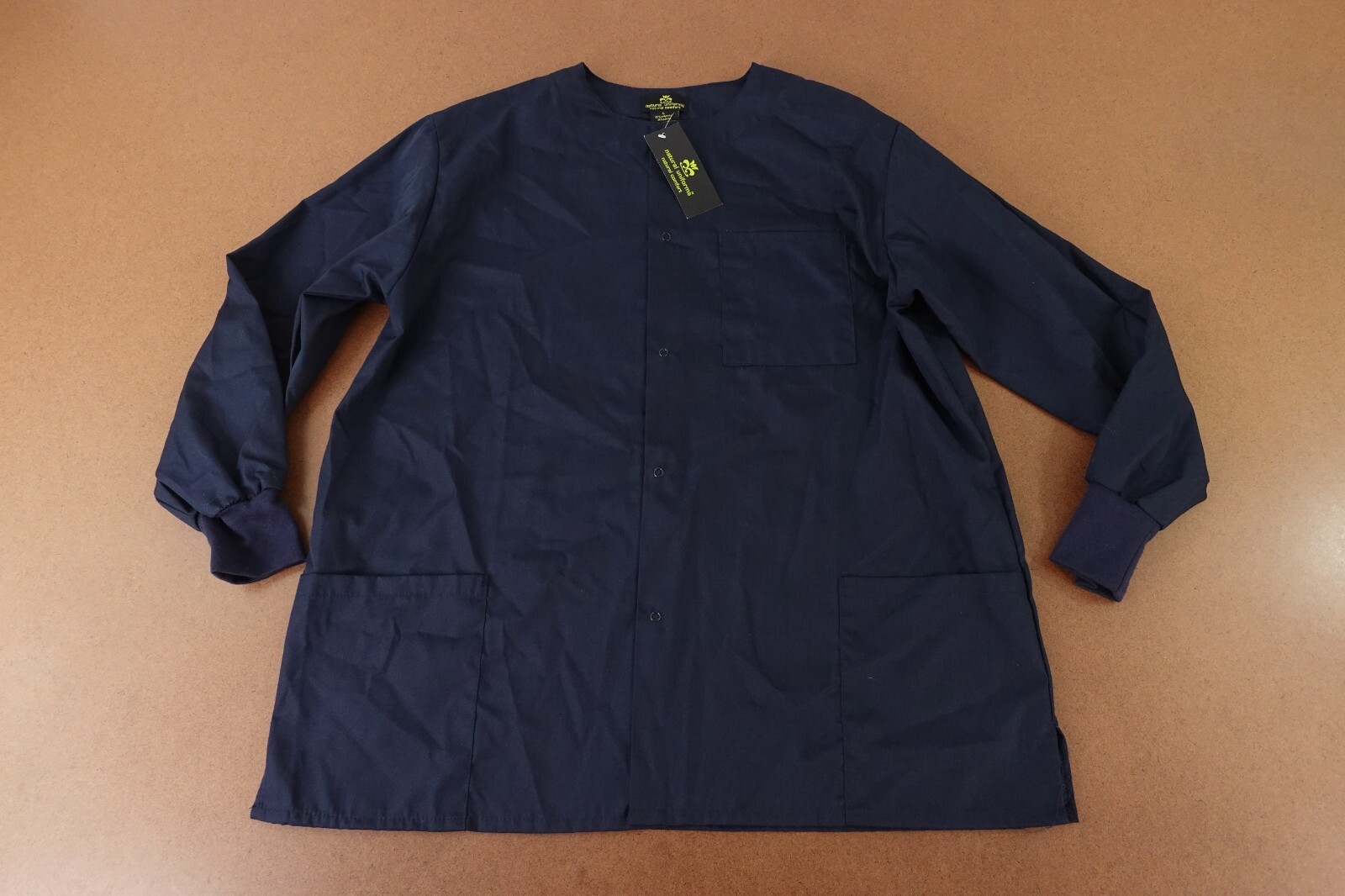 Natural Uniforms Women's Large Navy Blue Three-Pocket Warm U