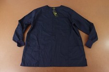 Natural Uniforms Women's Large Navy Blue Three-Pocket Warm Up Scrub Jacket NWT
