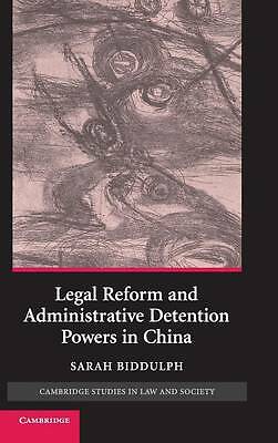 Legal Reform and Administrative Detention Powers in China Biddulph Hardback