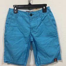 ARIZONA JEAN CO - BOYS - CHINO SHORTS - BLUE - SIZE 10 Reg TW-3407