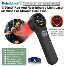 Professional Cold Laser Light Therapy Muscle Recovery Device Adjustable Power US