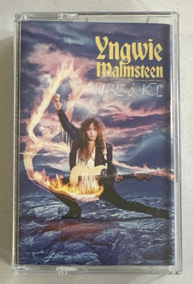 Yngwie Malmsteen - Fire & Ice Hard Rock Cassette Tape EX/ EX Condition - Image 2 of 4