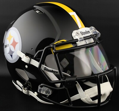***CUSTOM*** PITTSBURGH STEELERS Full Size NFL Riddell SPEED Football ...