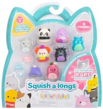 Squish-a-Longs by Squishmallows 8 Pack with Accessories Plus Mystery
