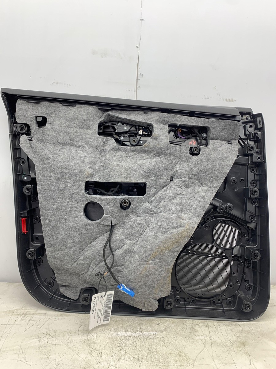 2019-2021 AUDI Q8 OEM FRONT RIGHT DOOR TRIM PANEL | BLACK/OKAPI 