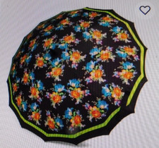 MACKENZIE-CHILDS FLOWER MARKET SEAMLESS UMBRELLA,NEW