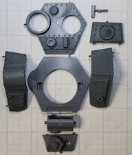 Warhammer 40k Astra Militarum Bits Baneblade Rotating Main Turret w Gun Mount