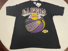 NWT Vintage 90s Los Angeles Lakers NBA Basketball T-Shirt Dynasty Large New