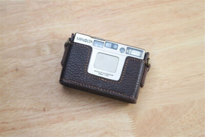 Handmade Minolta TC-1 Camera Half Case Genuine Real Leather