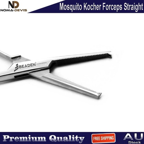 Dental Hemostatic Mosquito Kocher Forceps Locking Clamps Surgical Tissue Pliers - Picture 3 of 5
