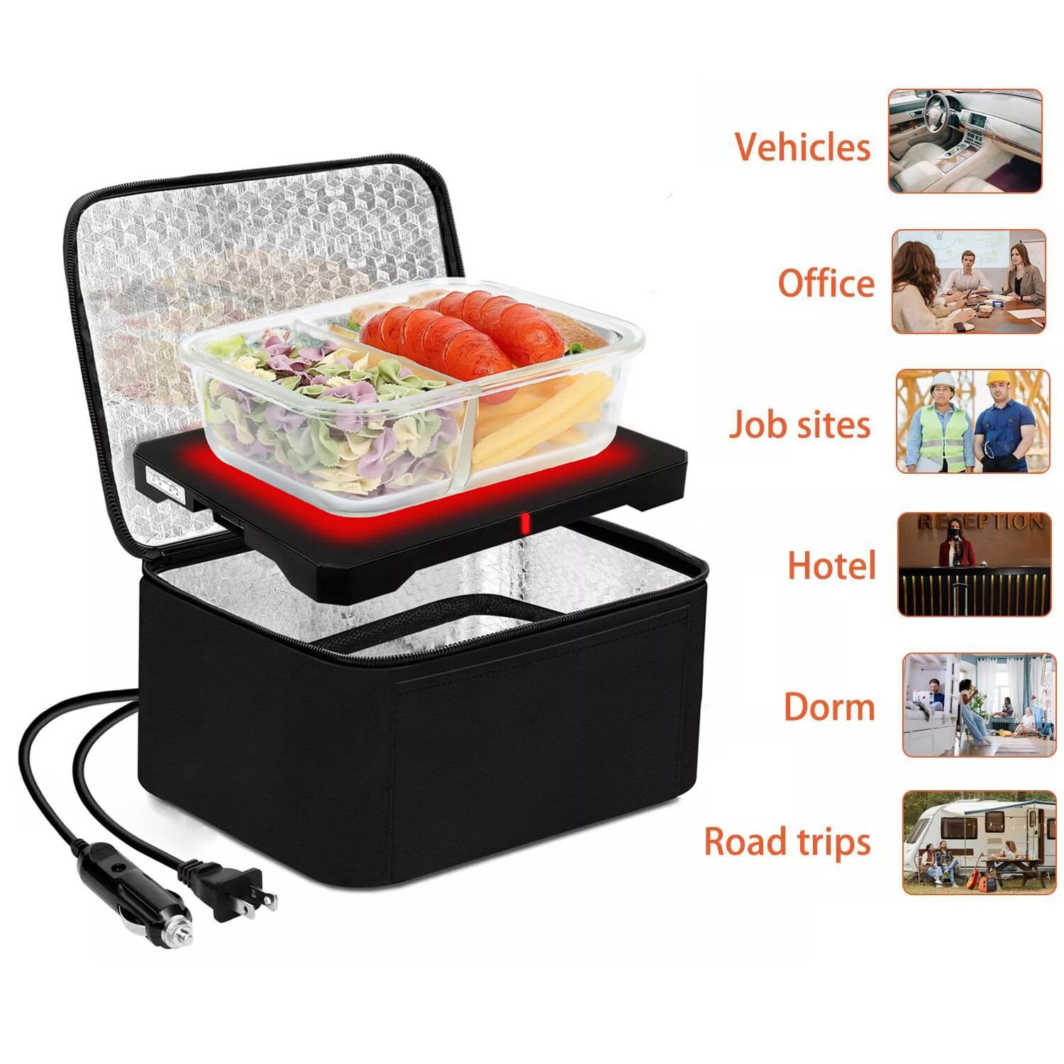Food Warmer Portable Mini Oven For Car Home