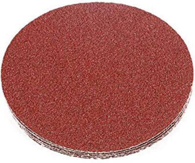 100PCS 6 in Hook Loop Sanding Discs 40 Grit NO hole Orbital DA Sander Paper Pads