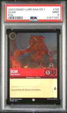 2023 Disney Lorcana SCAR Foil Card 122 PSA 9