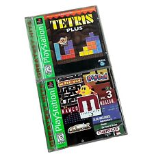 Tetris Plus and Namco Museum Vol 3 Greatest Hits PlayStation 1 PS1 Bundle CIB
