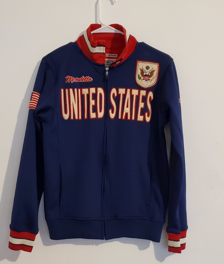 MONDETTA トラックジャケット Mondetta United States Full Zip Track Jacket Blue Red