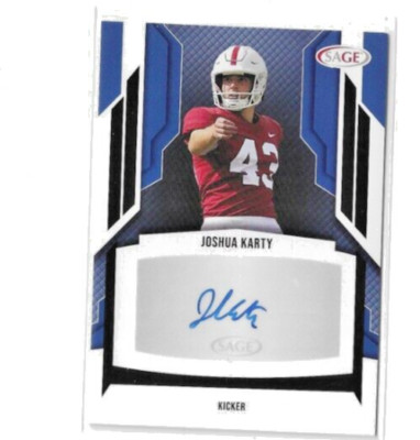Joshua Karty 2024 Sage Rookie RC Auto Autograph #A-JK2 | eBay